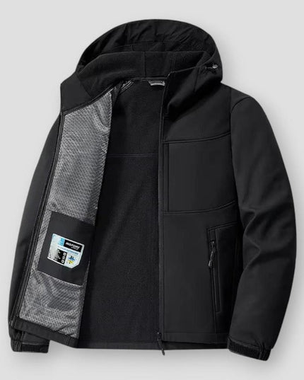Men's Outdoor Winter Parka Jacket Black jackets