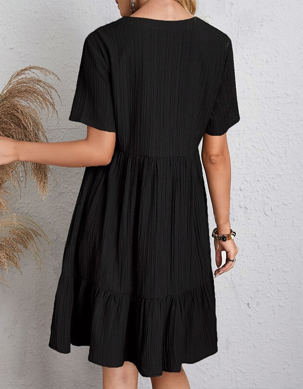 Angelina™ | V-Neck Midi A-Line Dress A-Line Dresses