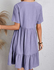 Angelina™ | V-Neck Midi A-Line Dress A-Line Dresses