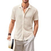 Men's Summer Mesh Short Sleeve Shirt - OKOHOKO™ FASHION