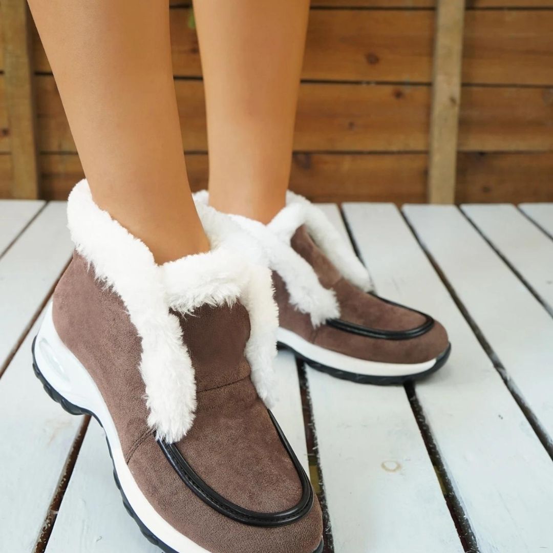 Vegan Leather Casual Ankle Boots Boots
