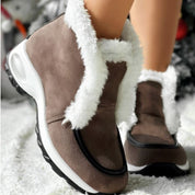 Vegan Leather Casual Ankle Boots Boots