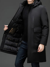 Hooded Elegant Coat Jacket