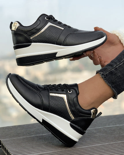 Women's Emery Wedge Platform Sneakers – Sporty Comfort, Elevated Style Sneakers