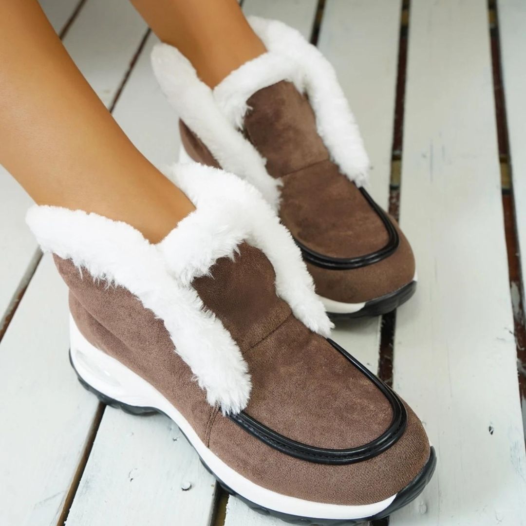 Vegan Leather Casual Ankle Boots Boots