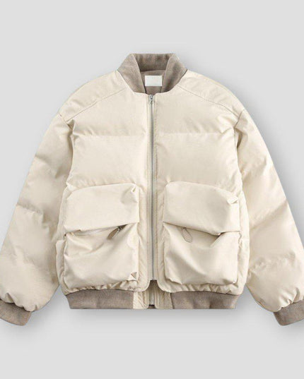 Men’s Stylish Workwear Flight Jacket Off-White jackets
