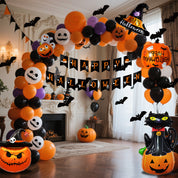 Halloween Flag & Balloon Combo Set Balloon Set 10169 Halloween Decorations