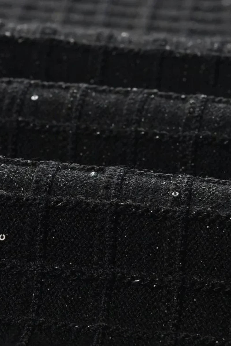 Catalina | Black Short Sleeve Embellished Mini Dress Dresses