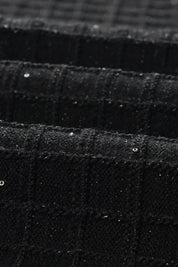 Catalina | Black Short Sleeve Embellished Mini Dress Dresses