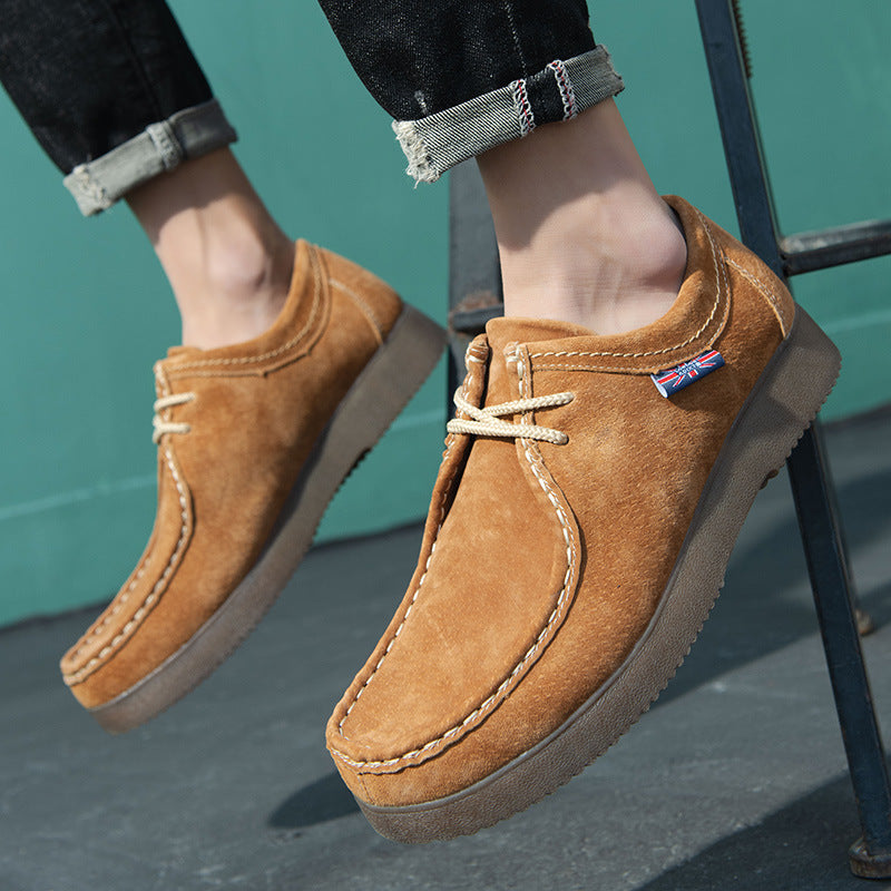 Edward | Stylish Leather Loafers Light Brown Loafers