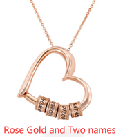 Custom Heart Name Necklace Necklace