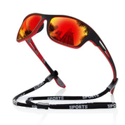 X-Sports Polarized Sports Sunglasses Fire Red Fire