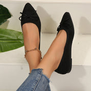 Bow Knitted Loafers Loafers