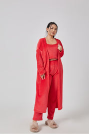 Cozy 3‑Piece Women's Lounge & Pajama Set Sets