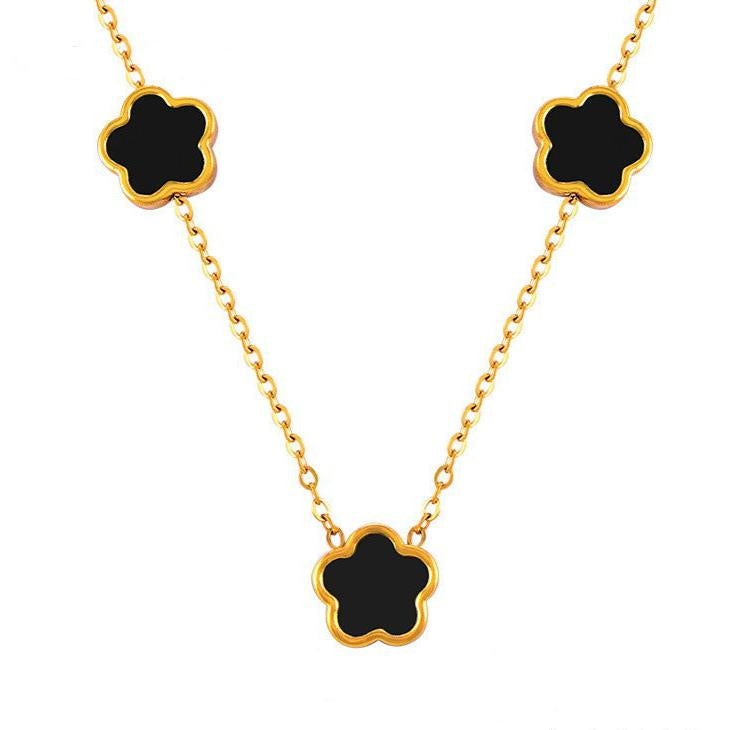 Andalusia Set Necklace Black Jewelry Sets