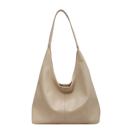 Fashionable Large Capacity Casual Tote Bag Beige Tote Bag