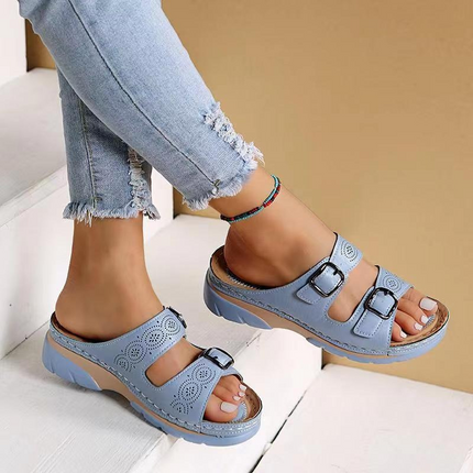 Orthopedic Comfort Sandals Light Blue Orthopedic Sandals