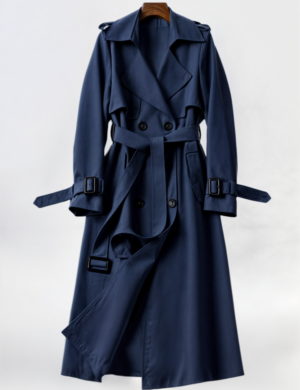 Beatrice Classic Trench Marine Blue