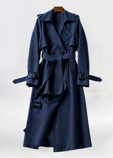 Beatrice Classic Trench Marine Blue
