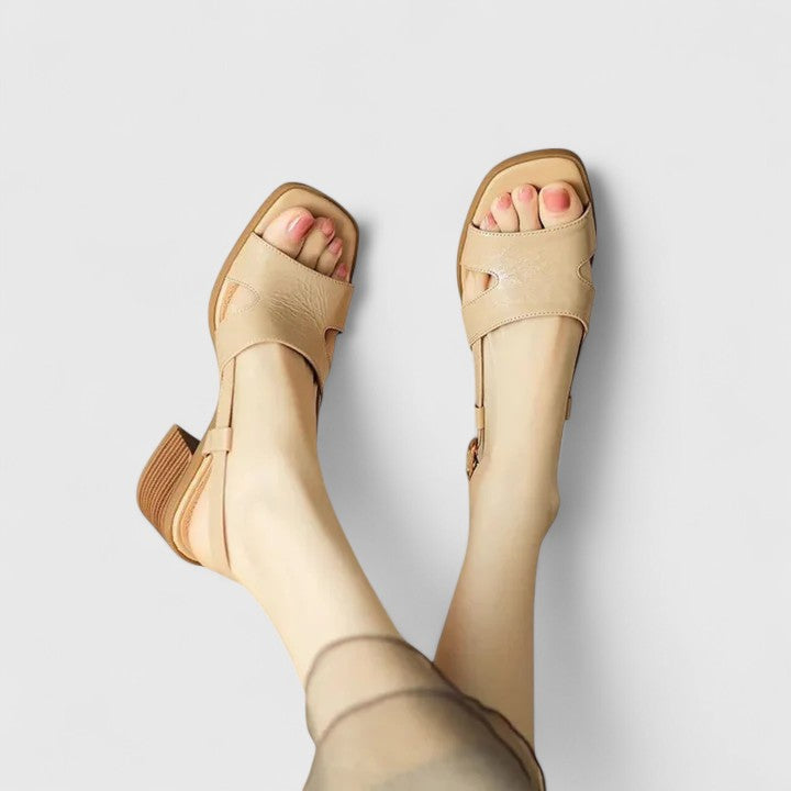 Eleonora | Comfy Sandals Apricot Sandal