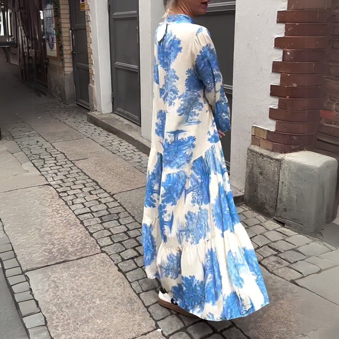 Nerina | Stylish Floral Maxi Dress Dresses