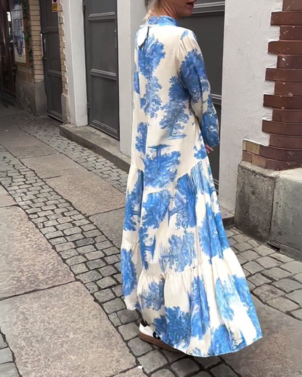 Nerina | Stylish Floral Maxi Dress Dresses