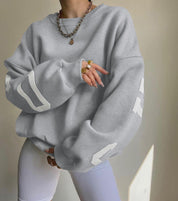 Dina | Oversized Sweatshirt LIGHT GREY