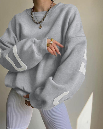 Dina | Oversized Sweatshirt LIGHT GREY