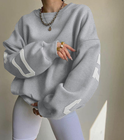 Dina | Oversized Sweatshirt LIGHT GREY