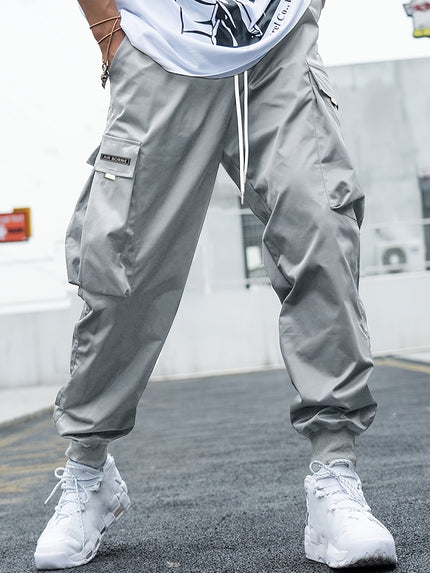 Men's Multi-Pocket Cargo Joggers Slabstone Gray Cargo Pants