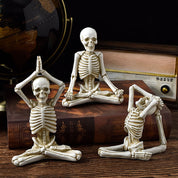 Cool Skeleton Meditation Pose Decor Halloween Decorations