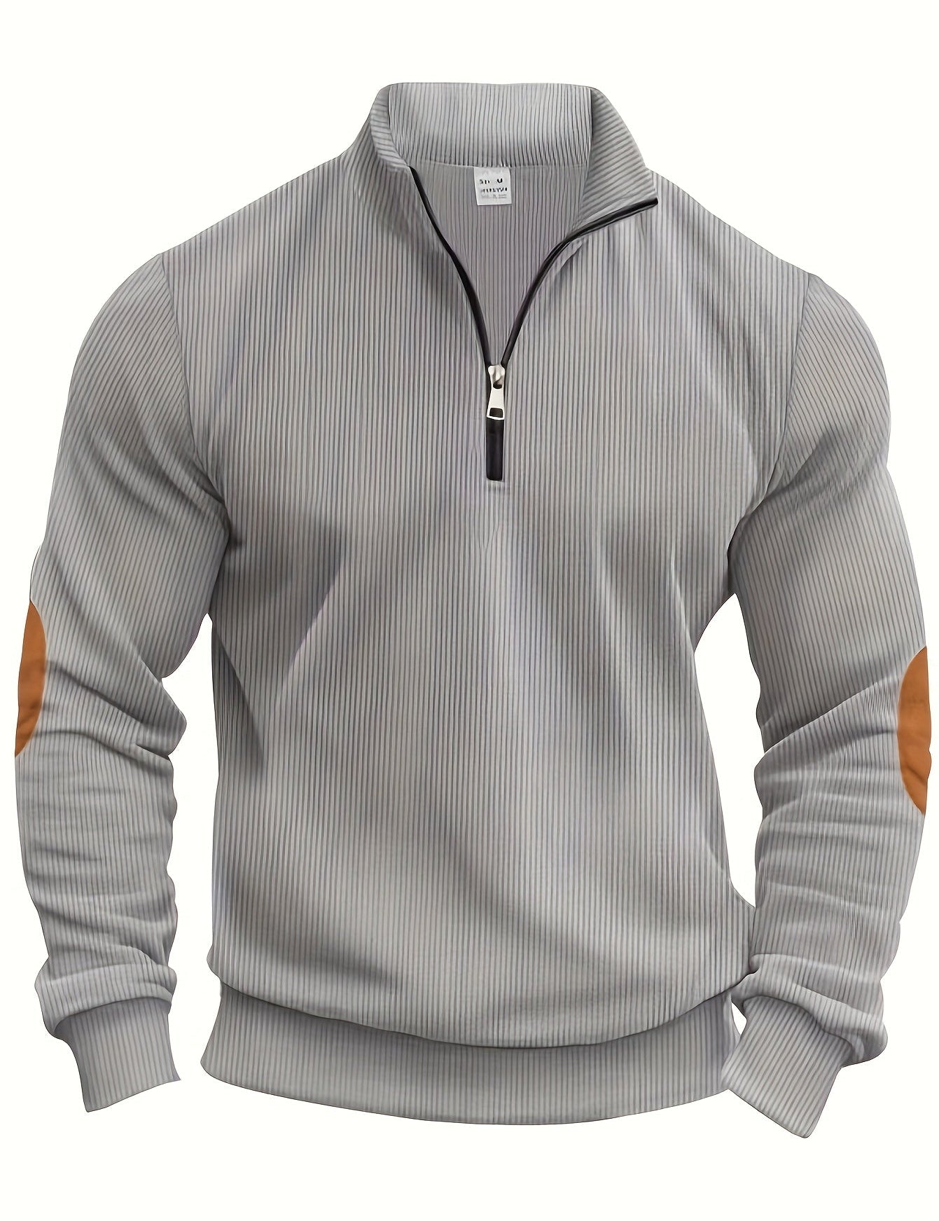 Men's Classic Quarter-Zip Sweater Grey Sweater