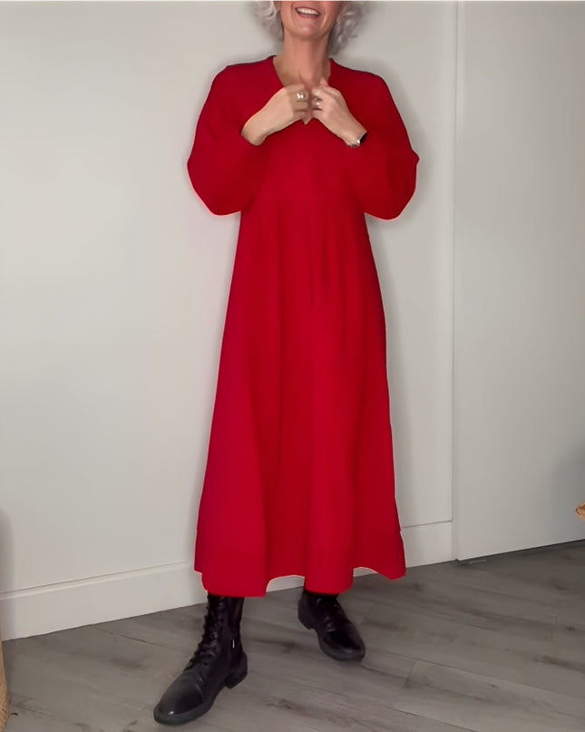Gloria | Long dress Red Dresses