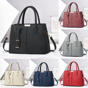 Women’s Large-Capacity PU Leather Tote & Crossbody Bag Bag