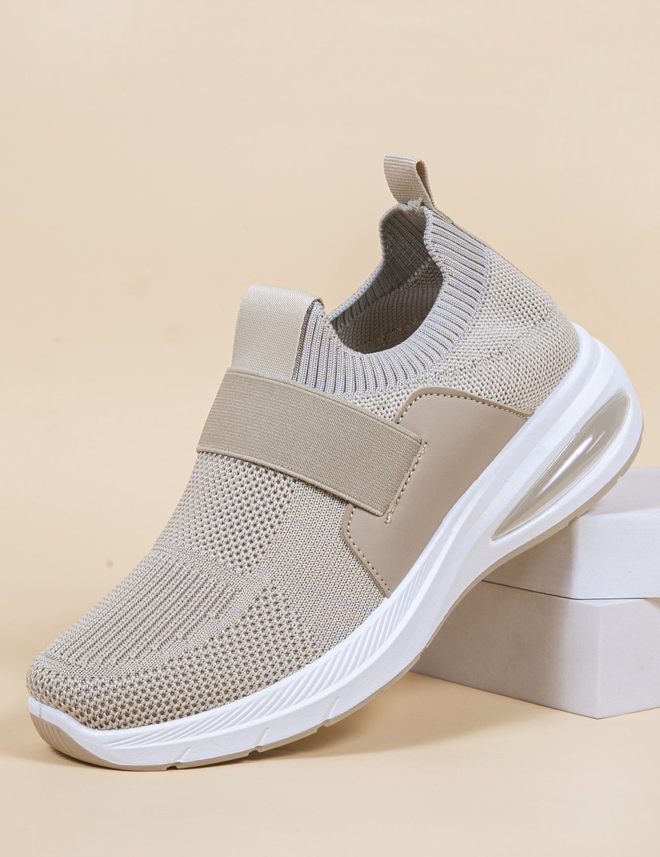 Women’s Mesh Hollow Sports Sneakers Khaki Shoes