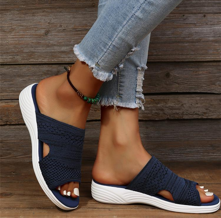 Women's Orthopedic Sandals – Stylish Support Blue Orthopedic Sandals