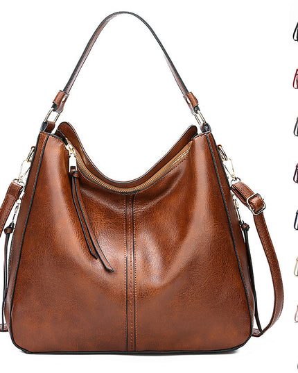 Zipper Bucket Messenger Bag Bag