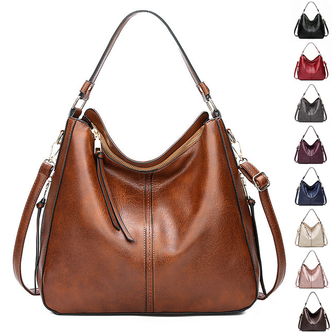 Zipper Bucket Messenger Bag Bag