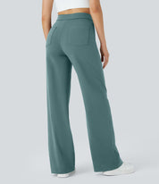 Jade | Elastic pants with high Waist Trousers