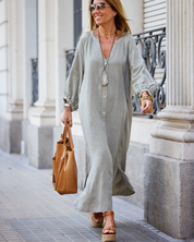Amelia | Summer Dress Gray Dresses