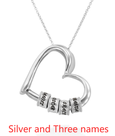 Custom Heart Name Necklace Necklace