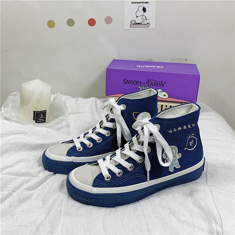 Space Walk High-Top Shoes Sneakers