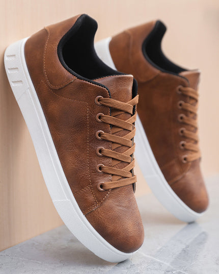 Men's Lace-Up Flat Casual Shoes Shoes