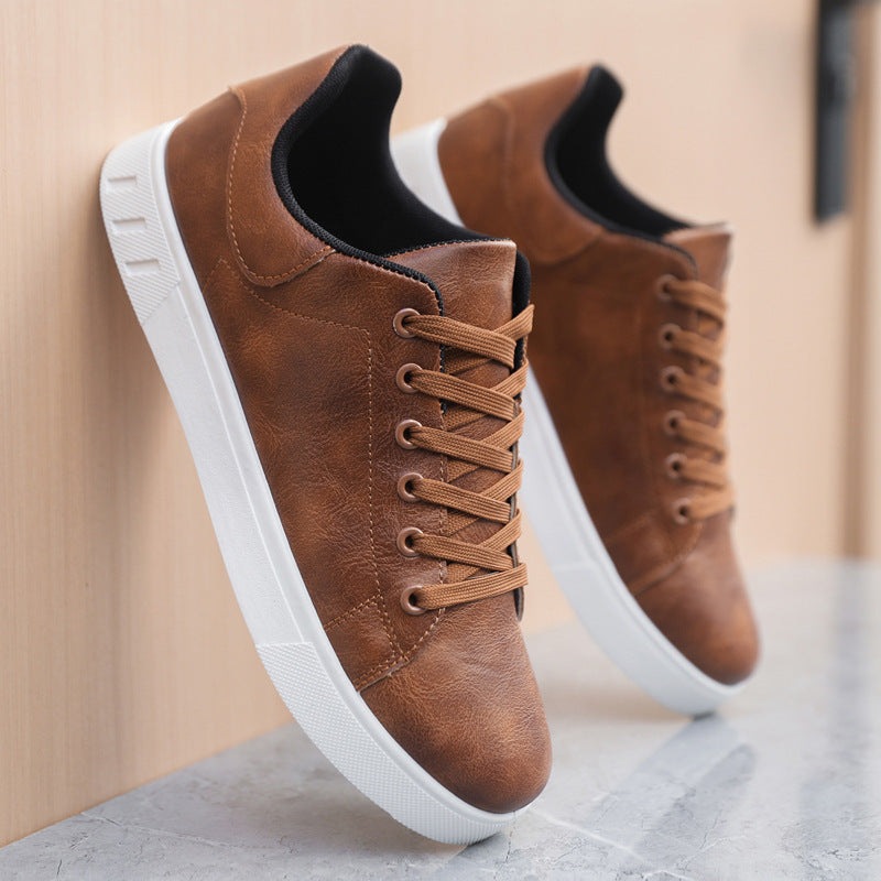 Men's Lace-Up Flat Casual Shoes Shoes
