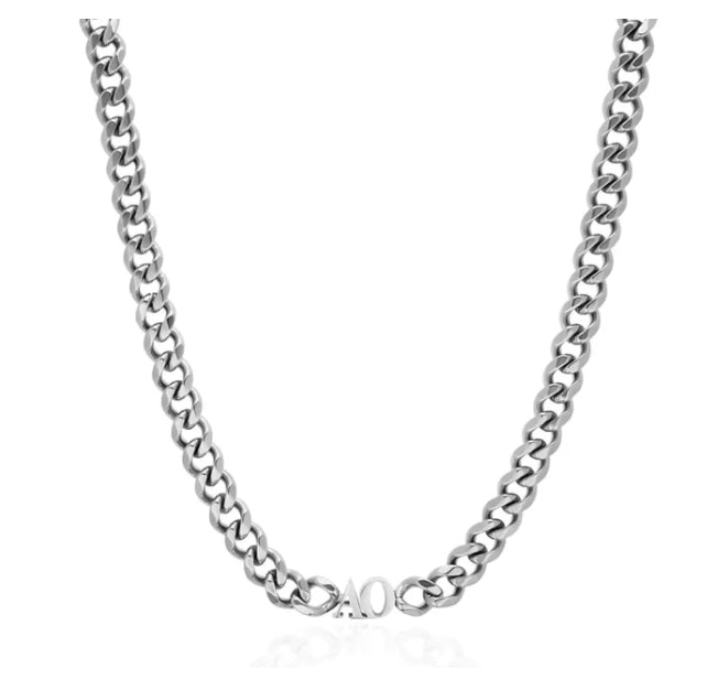Durable Personalized Name Necklace Silver 8mm Jewellery