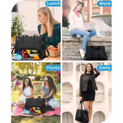 2-in-1 Lunch Tote Bag for Stylish Professional Women Tote Bags