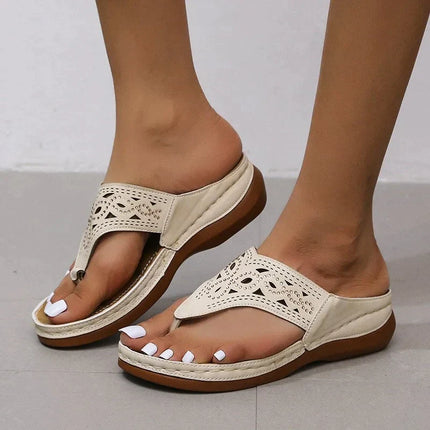 Women's Orthopedic Sandals with Enhanced Arch Support Khaki Orthopedic Sandals