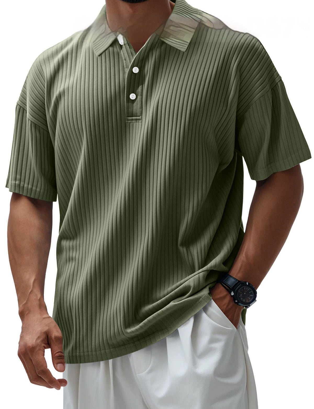 Men's Printed Fashionable Polo T-Shirt 2 Style Polo Shirts