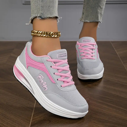 Sloane | Orthopedic Sneakers Grey pink Shoes