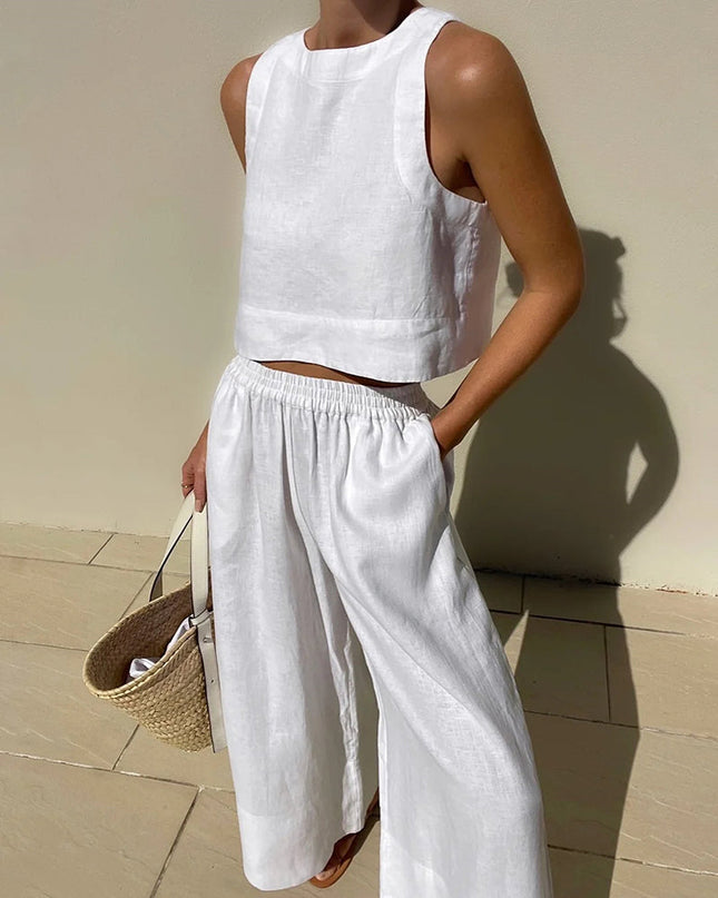 Vera | Two-piece set White Kleding